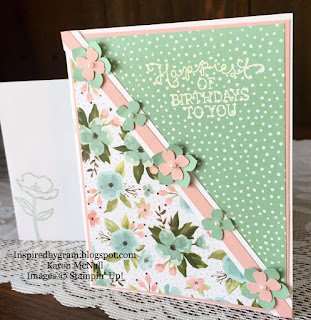 Birthday Bouquet Designer Series Paper – 12 cards in 12 days (Card #2)