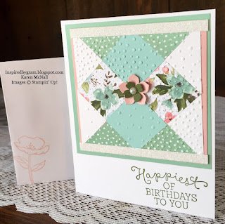 Birthday Bouquet Designer Series Paper – 12 cards in 12 days (Card #6)