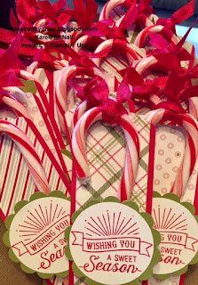 Candy Cane Gifts Using Merry Moments Designer Series Paper