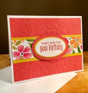 Fruit Stand Designer Series Paper using Suite Sayings Stamp Set from Stampin’ Up!