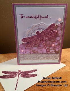 Dragon Fly Dreams Stamp Set and Thinlits Dies