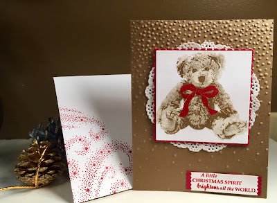 Baby Bear Christmas Card