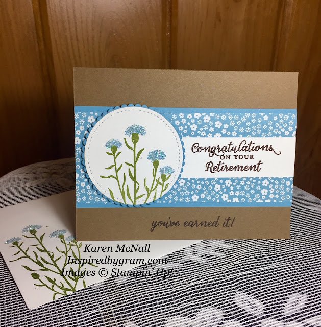 Wild About Flowers using Retired Designer Series Paper