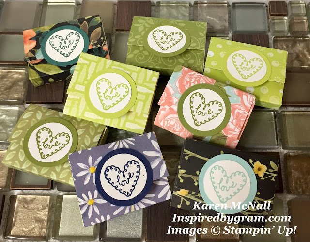 Crafting with Karen Series:  Mini Post-it Note Holder