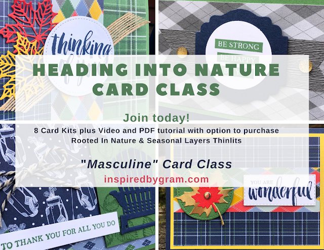 Heading Into Nature “Masculine” Card Class