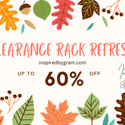 Clearance Rack Refresh Tonight at Midnight Mountain Time