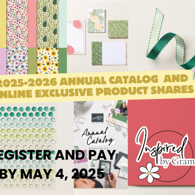 Product Share Registration for Annual Catalog and Online Exclusives Now Available