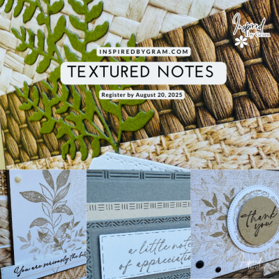 Textured Notes & Woven Textures Featured for August 2025